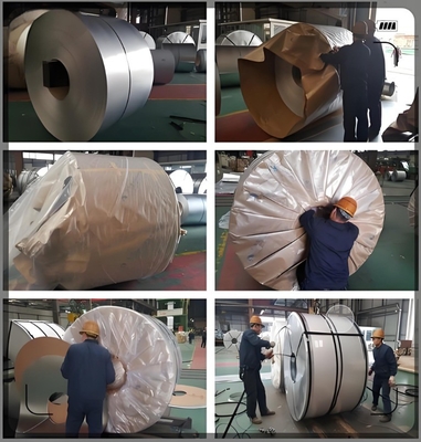 0.12-0.2mm Ppgi Ppgl رنگ پوشانده سیم پیچ فولادی با وزن سفارشی مورد نیاز سیم پیچ