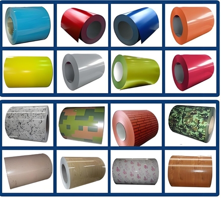 ورق فولادی پوشانده شده با رنگ PPGI Prepainted Coil Z81-Z120 Coating