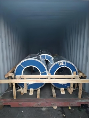 سیم پیچ PPGI فولاد گالوانیزه DX51 برای بسته های سفارشی و ضخامت 0.12-0.2