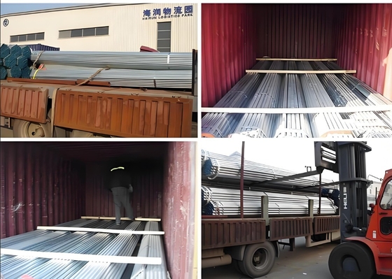 Q235/2 Inch/BS1387/ERW/Galvanized/ASTM/Round/Thread/Grooved/Painted/Pre Galvanized Steel Pipe (پایپ فولادی گالوانیزه شده)