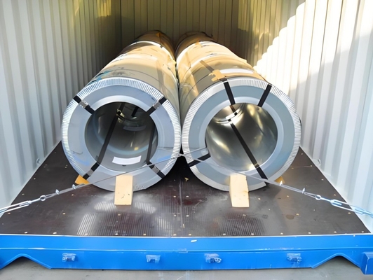 سیم پیچ فولاد 0.5 * 1250mm DX52D Z GI ورق گالوانیزه مگنیزیم روی آلیاژ فلز