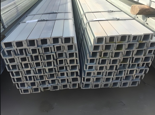 فولاد بدون آلیاژ U Channel Slotted Bending C Channel Q235 برای دوام طولانی مدت