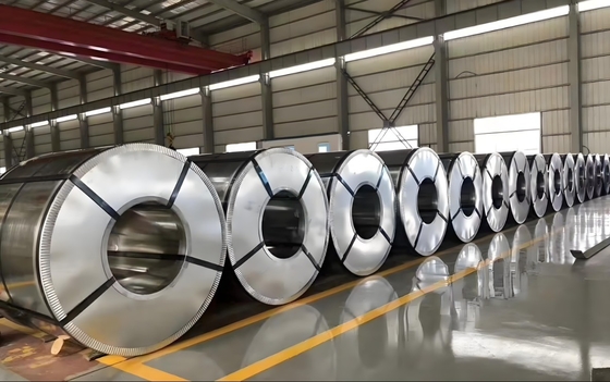 Z70-Z275 زینک پوشش از قبل رنگ آمیزی سیم پیچ فولاد گالوانیزه با خدمات برش ساختمان