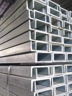 کانال U فولادی نطفه شده C8 C10 C12 C16 برای پشتیبانی ساختاری