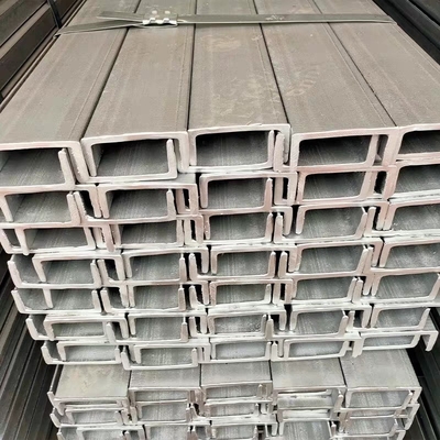 کانال U فولادی نطفه شده C8 C10 C12 C16 برای پشتیبانی ساختاری