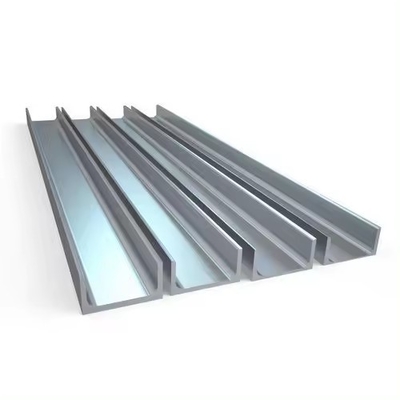 GB استاندارد فولاد فرسوده شده گرم کربن U Channel اندازه Q235 SS400 ASTM A36 ST37 S235jr S355jr