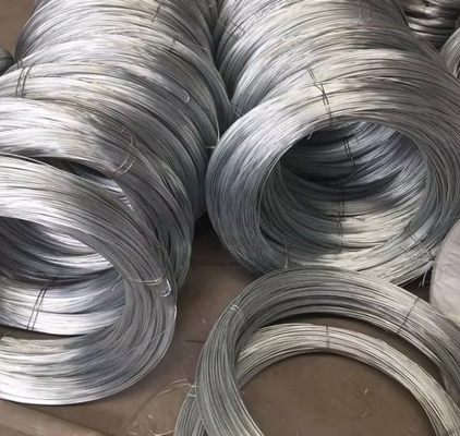 خدمات جوش و ± 1٪ تحمل برای 6mm-12mm گرم غوطه ور شدن سیم کویل گالوانیزه