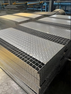 50mm Cross Bar Pitch Industrial Deck Drainage Grates ساخته شده توسط تولید کنندگان چینی