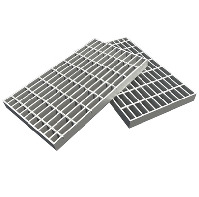 ساختار فولادی گالوانیزه خندق پوشش کف قفل تخلیه گرل 50mm Cross Bar Pitch