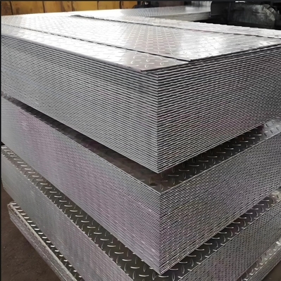1.2-2.0mm ضخامت نقره گالوانیزه الگوی سفارشی گرم رولد فولاد چک