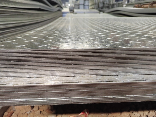 7.75/9.75/11.75*1500mm الگوی گالوانیزه سفارشی شدن فولاد چک شده گرم