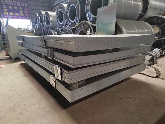 ورق فولاد گالوانیزه بدون روغن 2.75 * 1500mm اندازه سفارشی ارسال شده در سراسر جهان Mid Hardness
