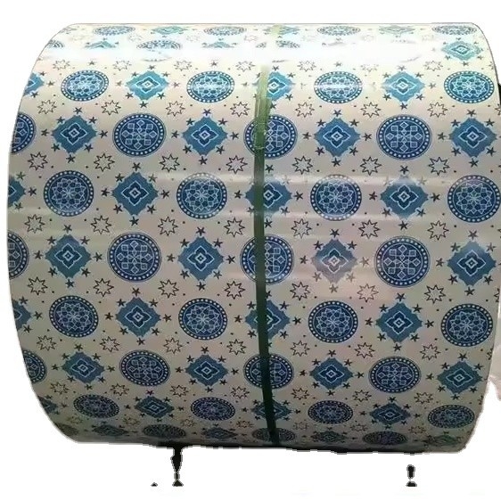 پوشش روی زینک Z30-Z275 پیش رنگ شده Ppgi Z100 سیم پیچ فولادی سرد برای مواد ساختمانی