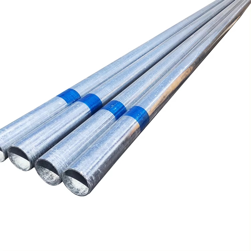 Q235/2 Inch/BS1387/ERW/Galvanized/ASTM/Round/Thread/Grooved/Painted/Pre Galvanized Steel Pipe (پایپ فولادی گالوانیزه شده)